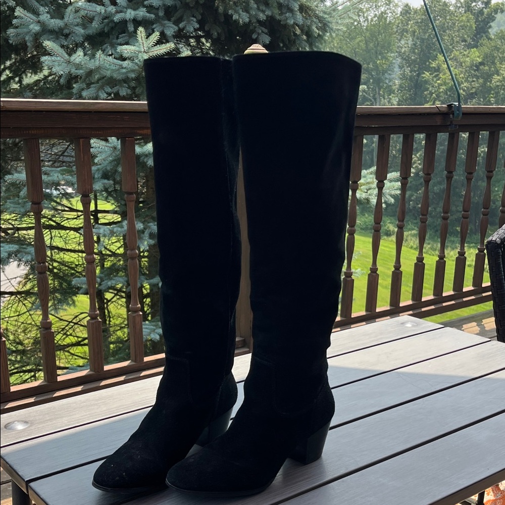 Michael Kors Black Over the Knee Boots